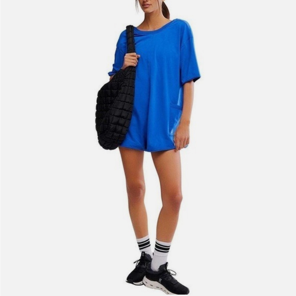 NWT Free People Movement Hot Shot Tee Romper‎